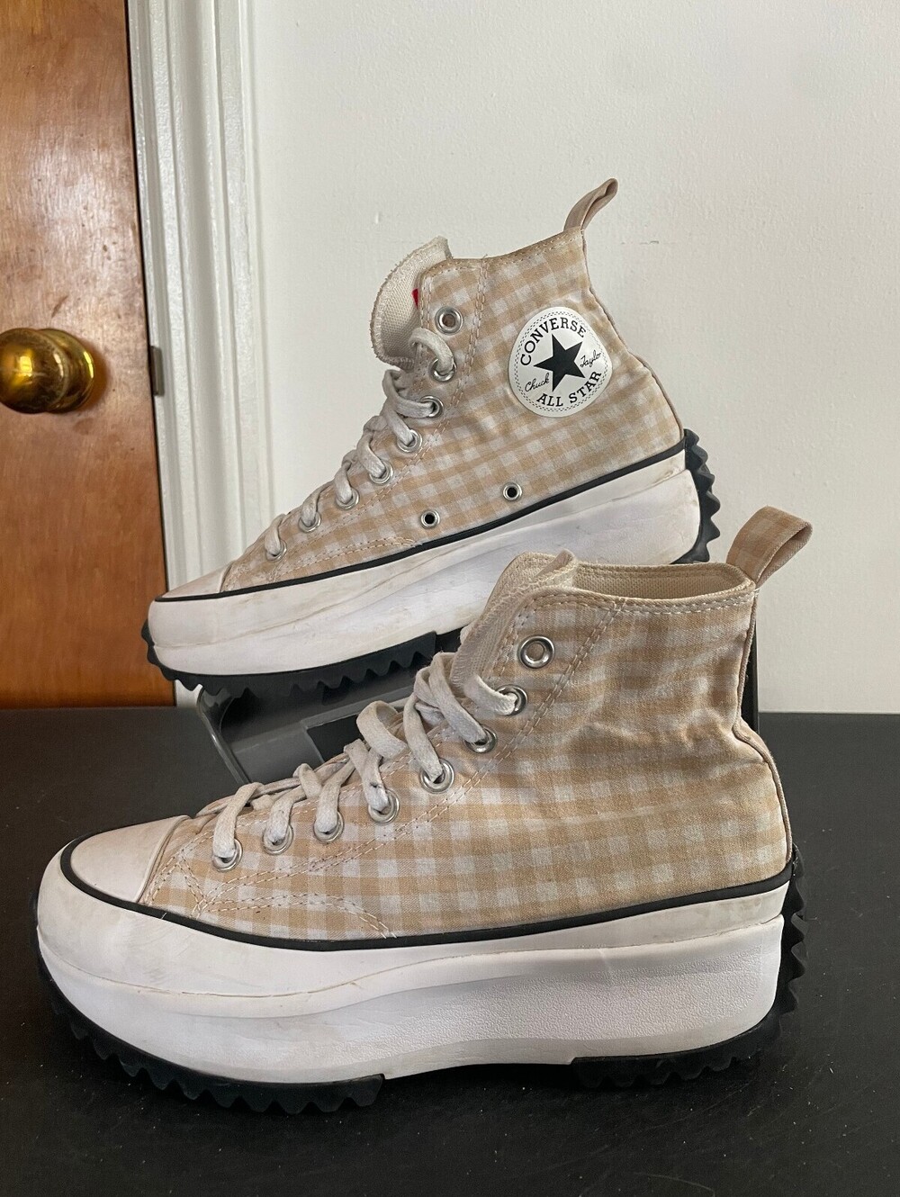 CONVERSE RUN STAR HIKE PLATFORM GINGHAM